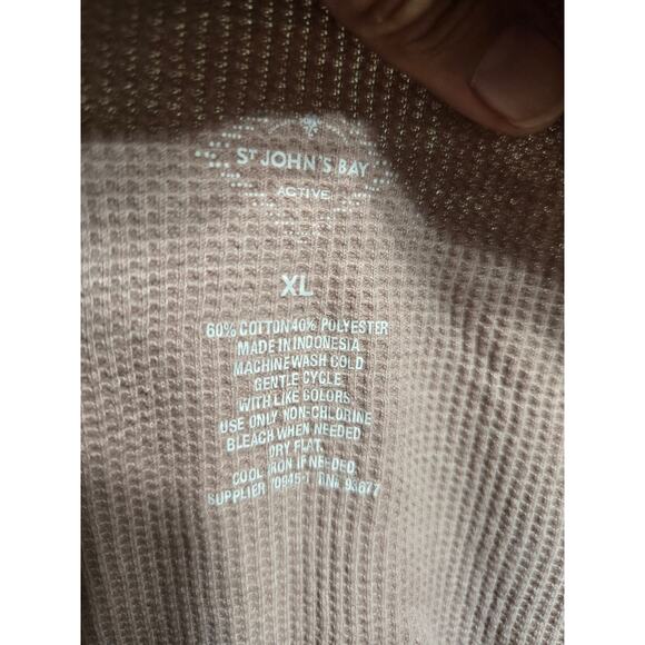 St johns bay active xl women's mauve sweater - Picture 4 of 6